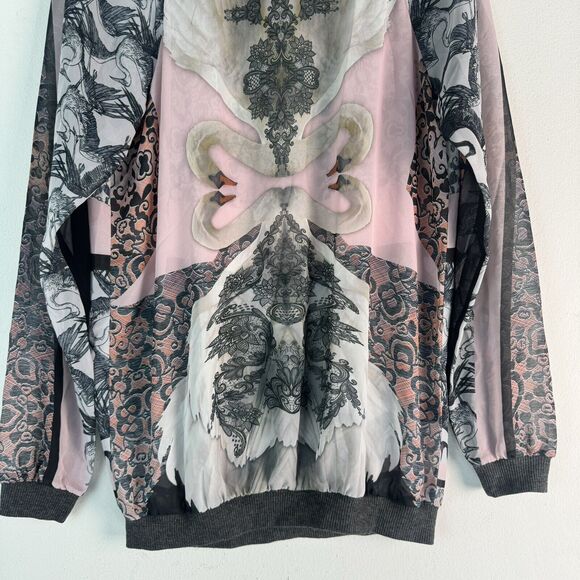 Vintage Clover Canyon USA Shear Blouse w/Long Sleeve Women’s - Picture 4 of 11